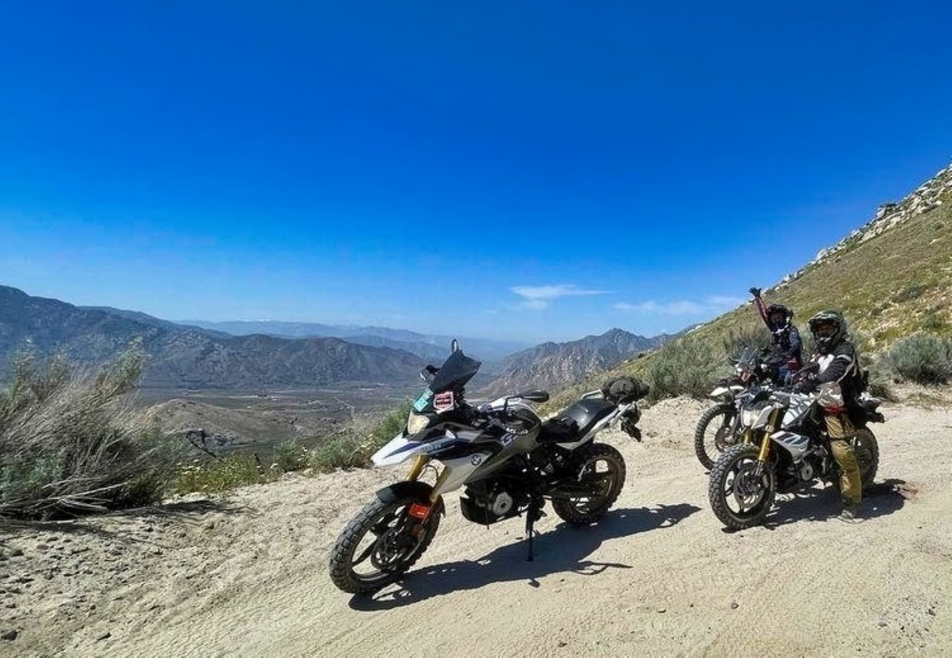 motorcycle riders at Chimney Peak