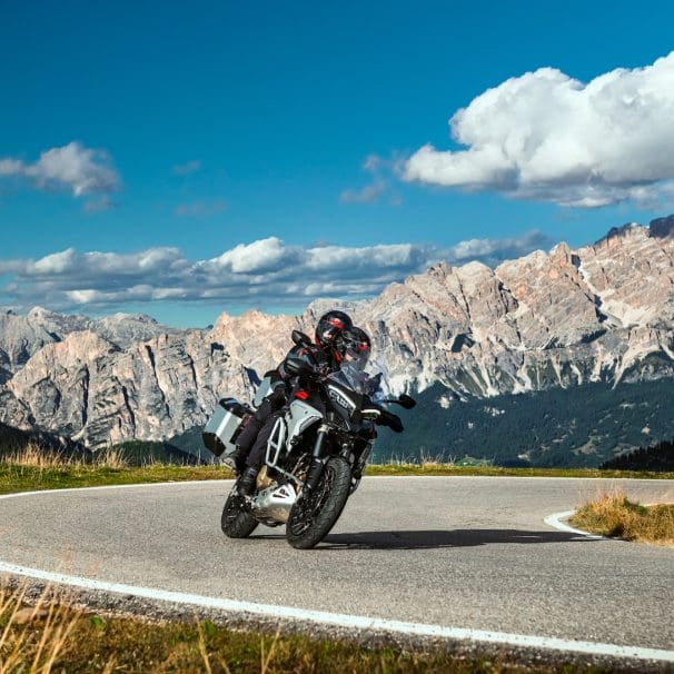Ducati's Multistrada V4, their most popular bike for 2023. Media sourced from Ducati.
