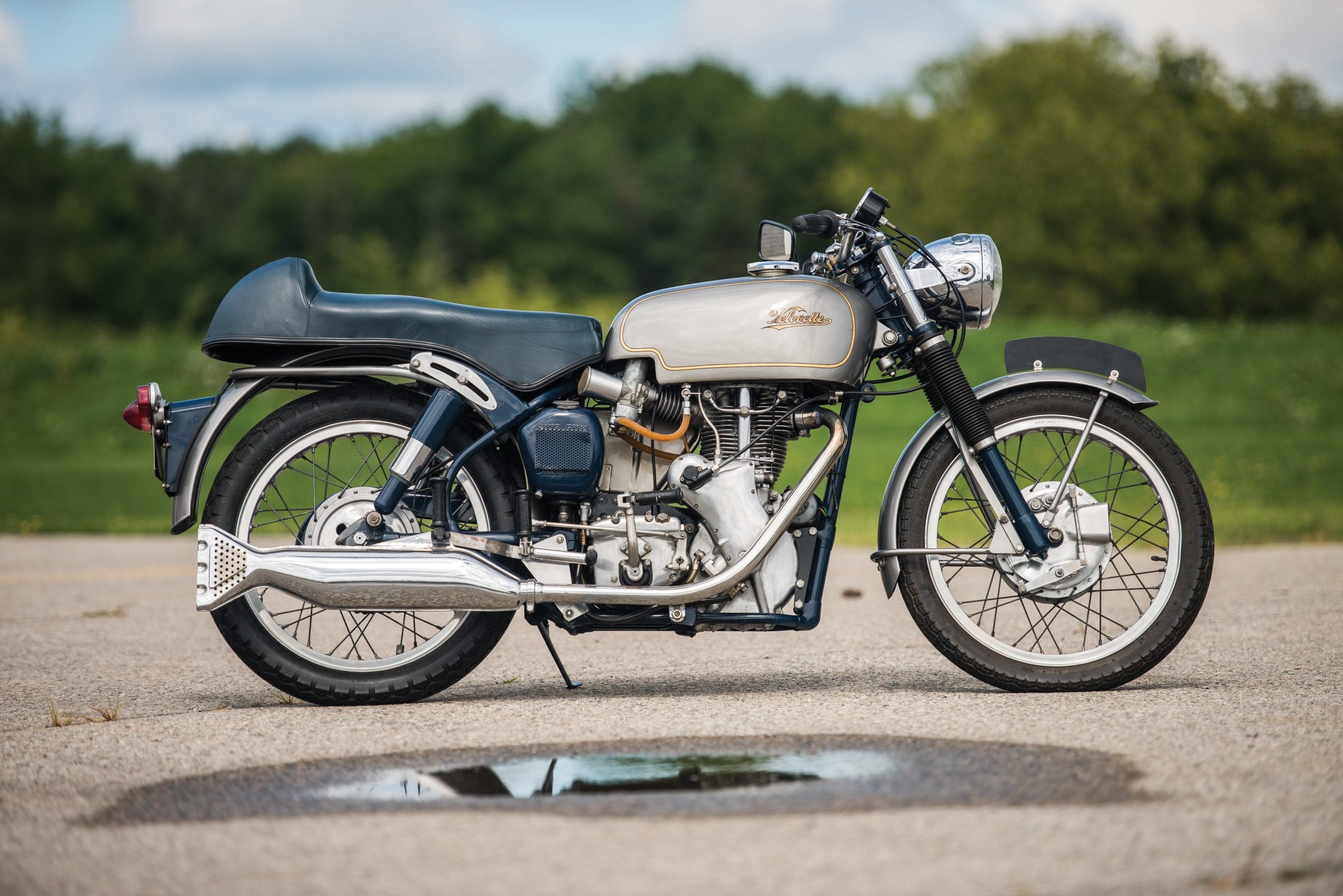 a Velocette Venom motorcycle from the 1960s