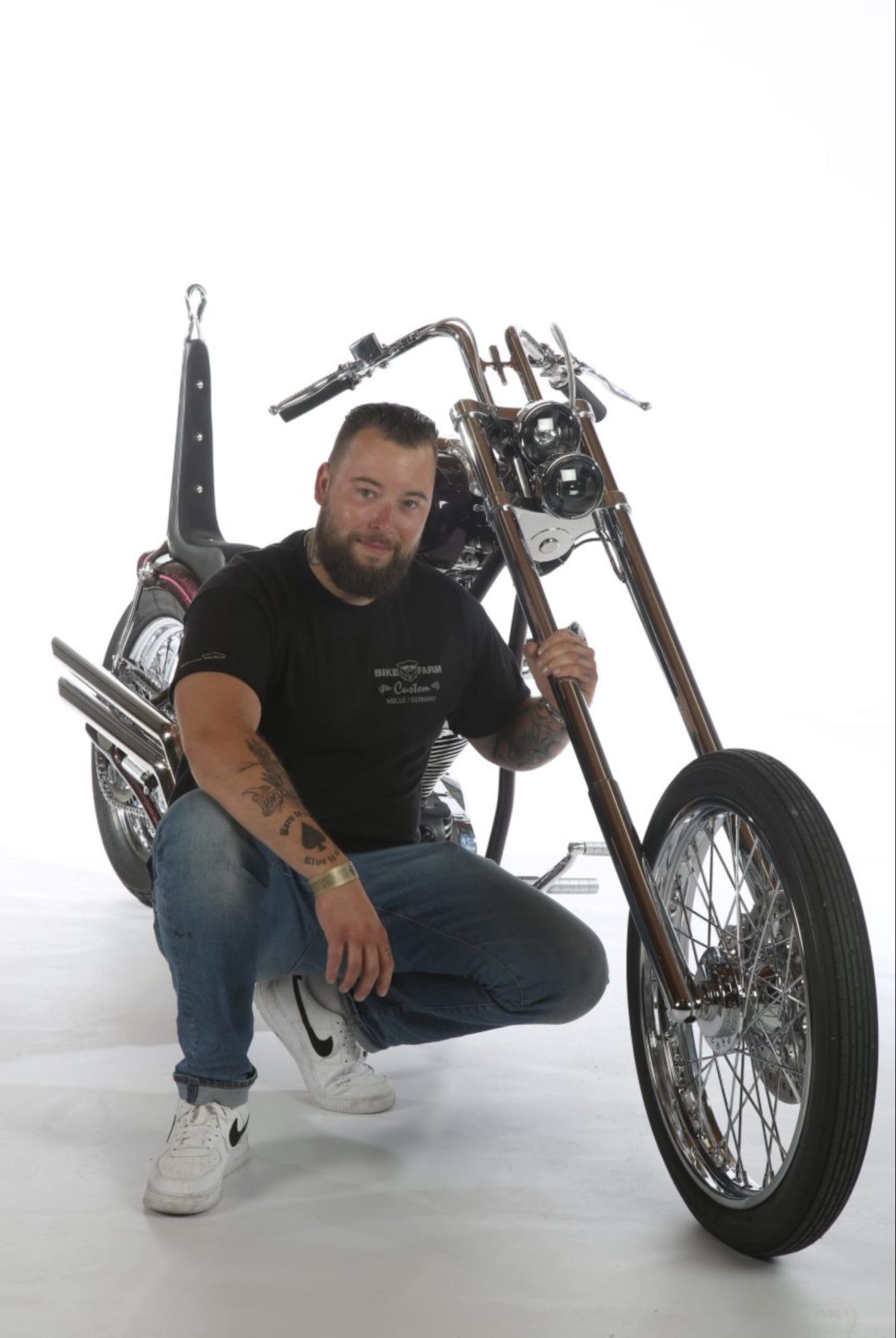 Indian Best Killer Look Winner & Best in Show Winner - (#03) Bike Farm Melle, Germany. Media sourced from Indian Motorcycles.