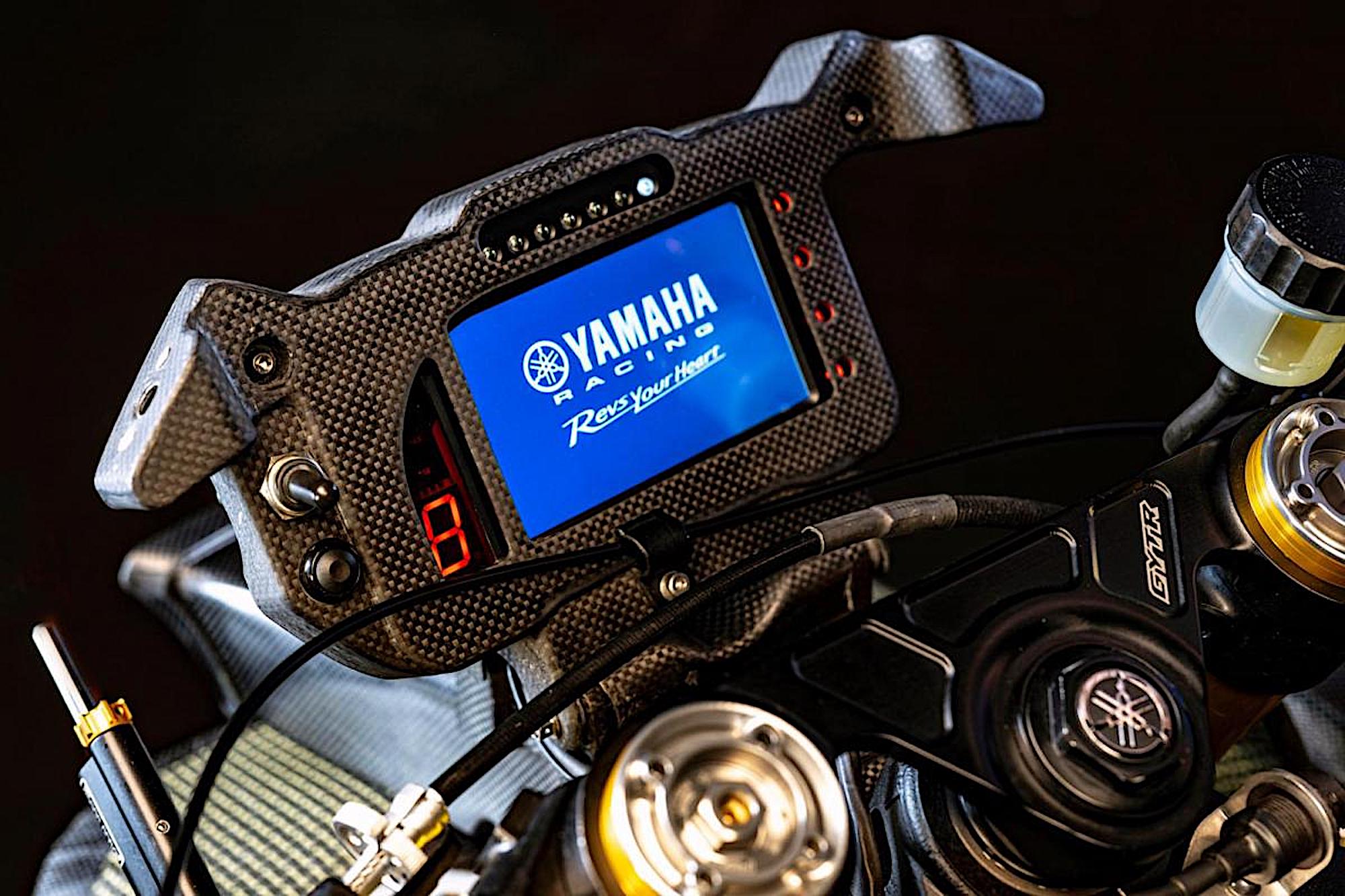 A view of Yamaha's 2023 GYTR Pro. Media sourced from Visordown.