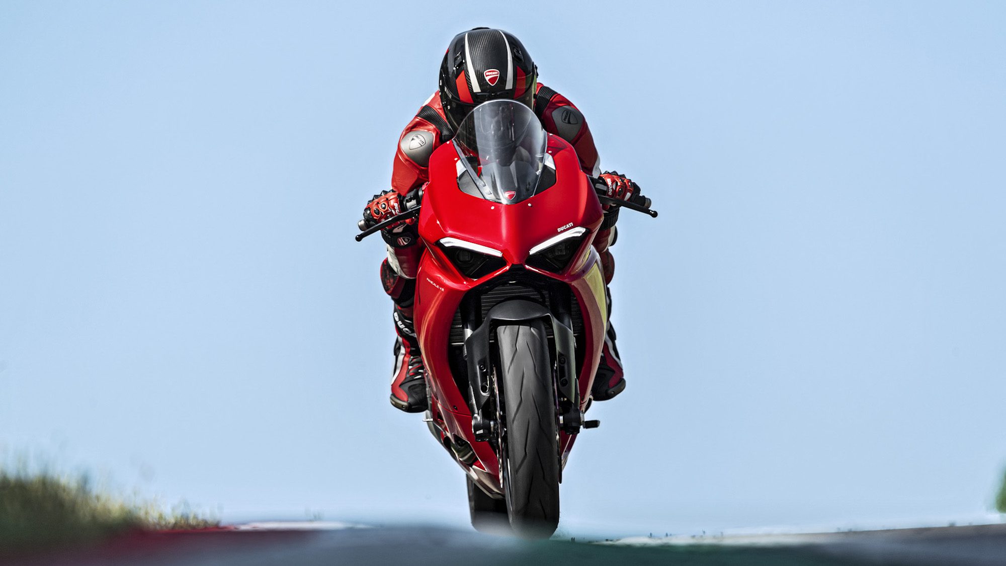 Ducati's Panigale V2. Media sourced from Moto Union.