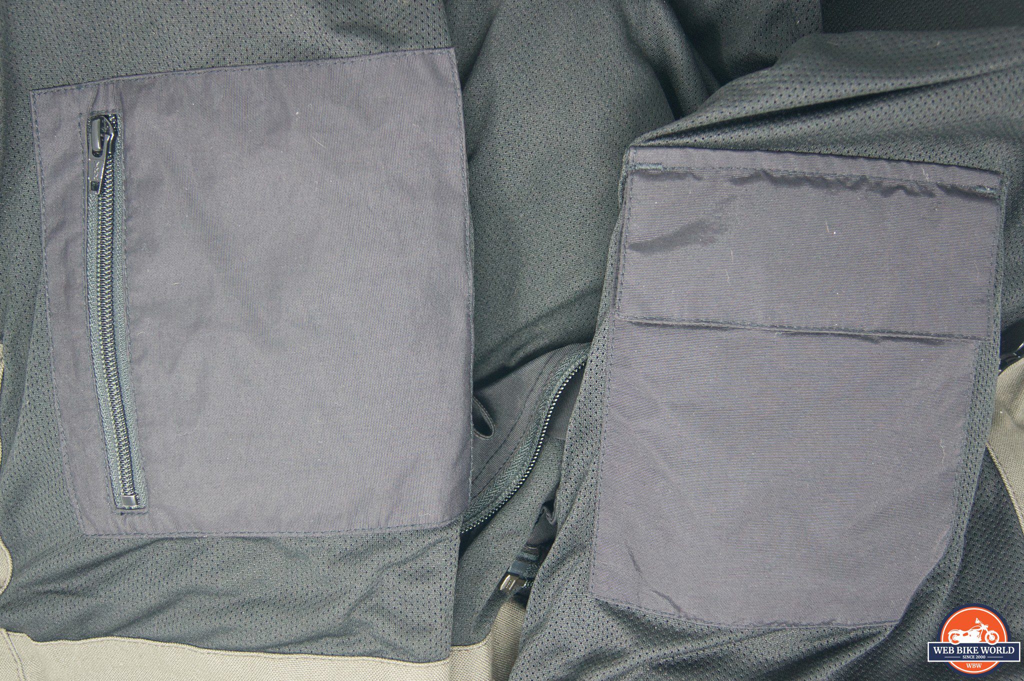 Front cargo-style pockets