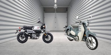 A view of Honda's refreshed 2024 Super Cub and Monkey. Media sourced from Honda.