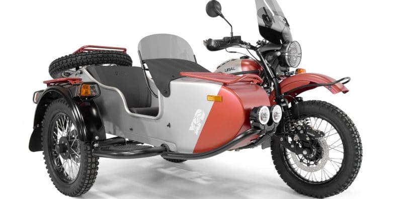 A view of Ural's newest model, the Gear Up Expedition. Media sourced from Ural.