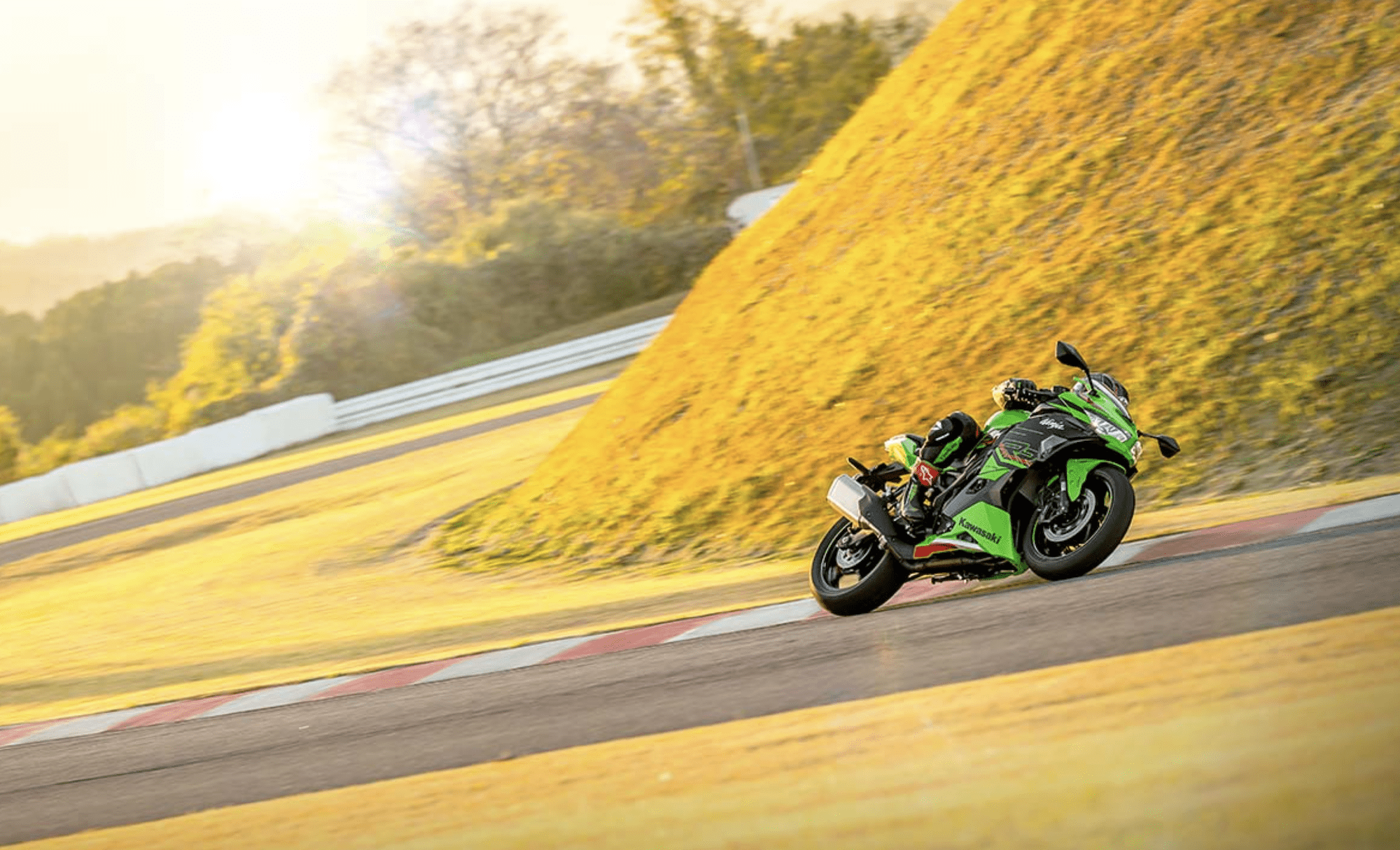 Kawasaki's 2023 Ninja ZX-4RR KRT Edition. Media source from Kawasaki.