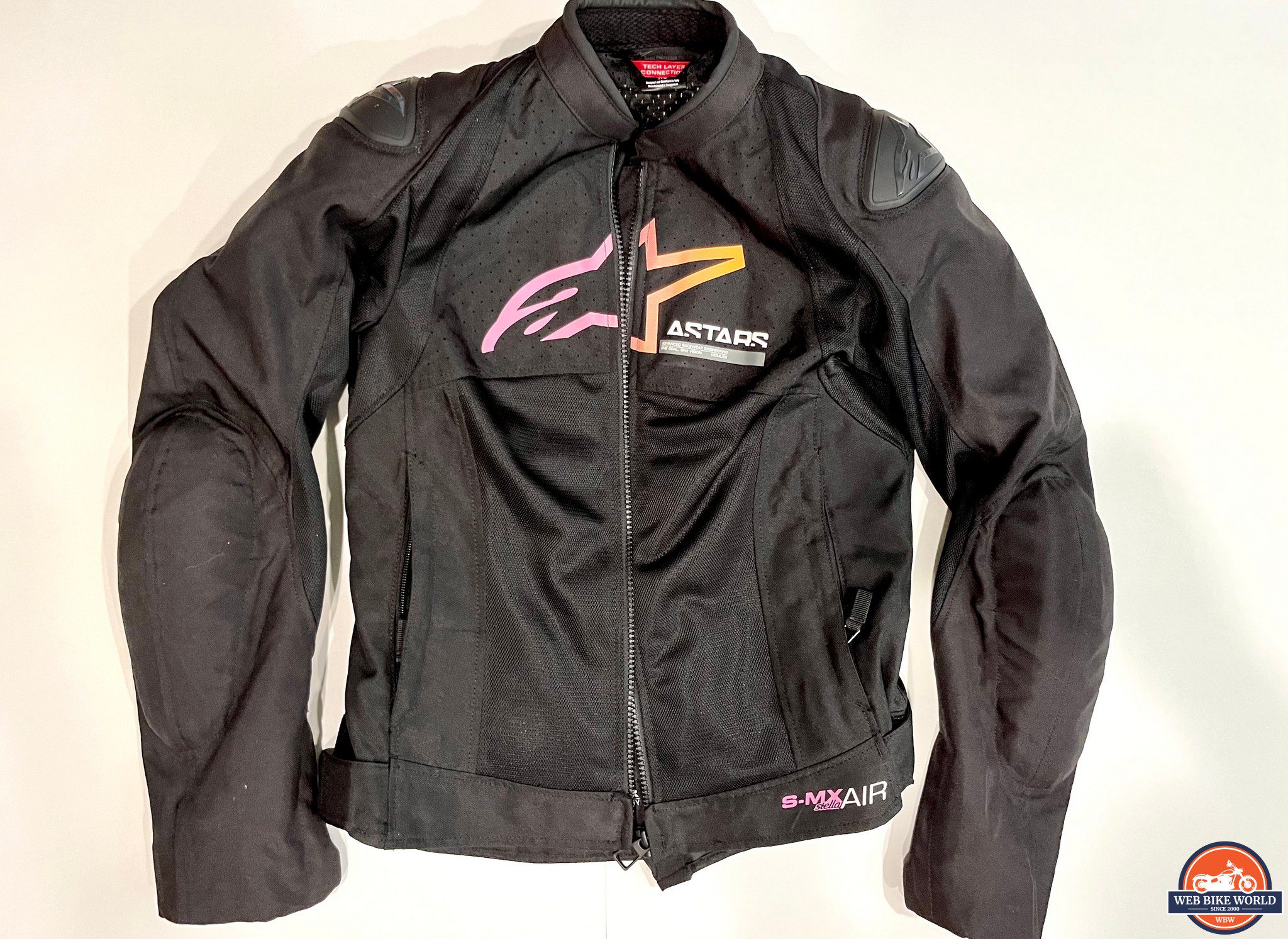 Pink and Black colorway on the Alpinestars Stella SMX Air Women's Jacket