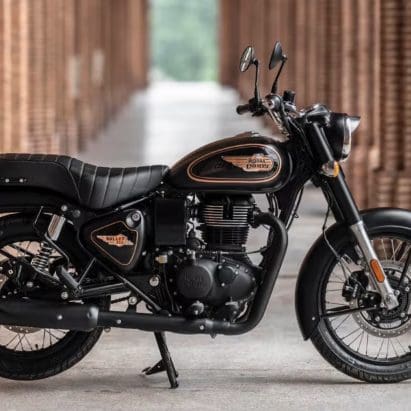 A view of Royal Enfield's all-new Bullet 350. Media sourced from Royal Enfield.