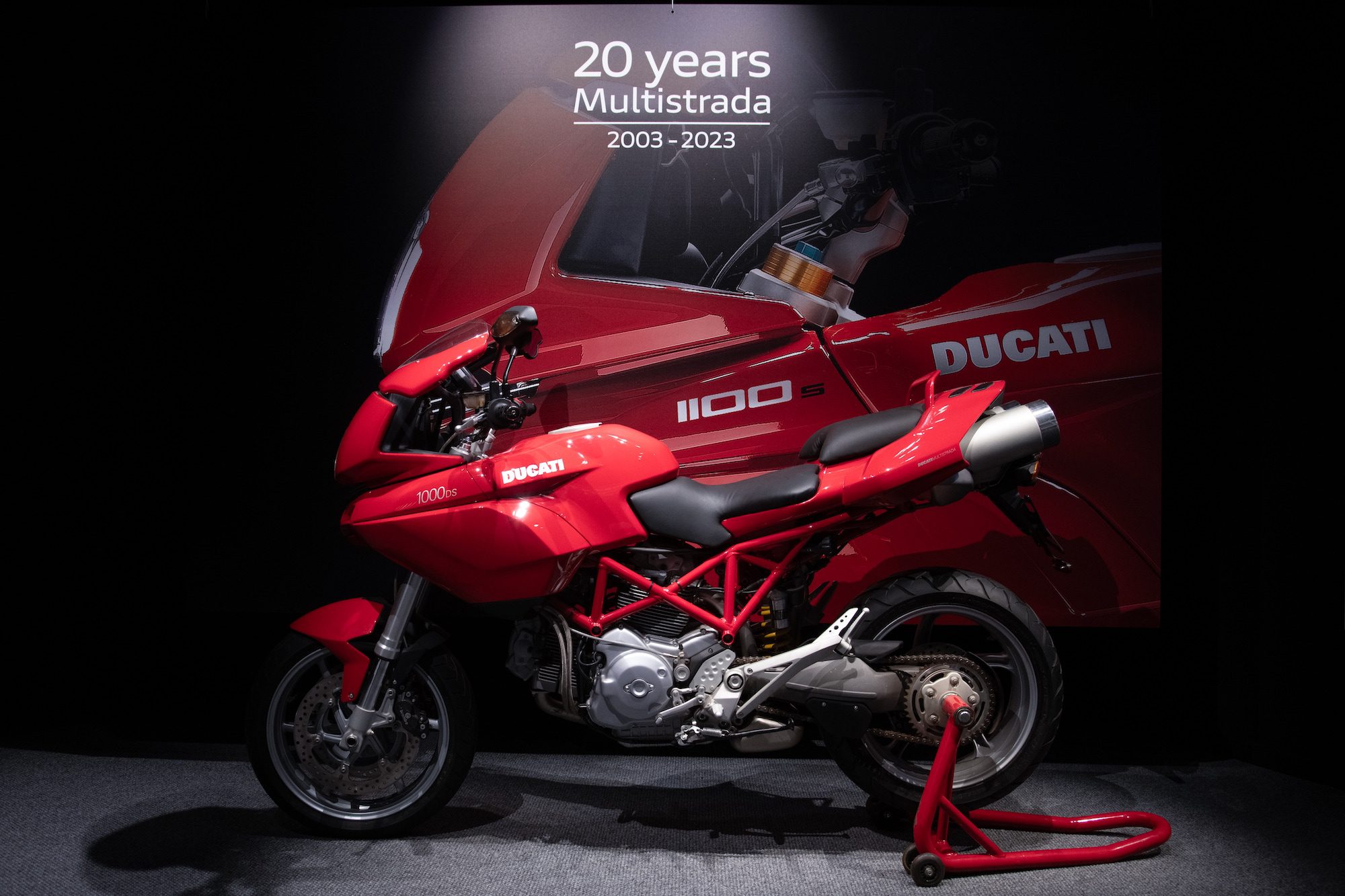 Ducati's iconic Multistrada. Media sourced from Ducati.