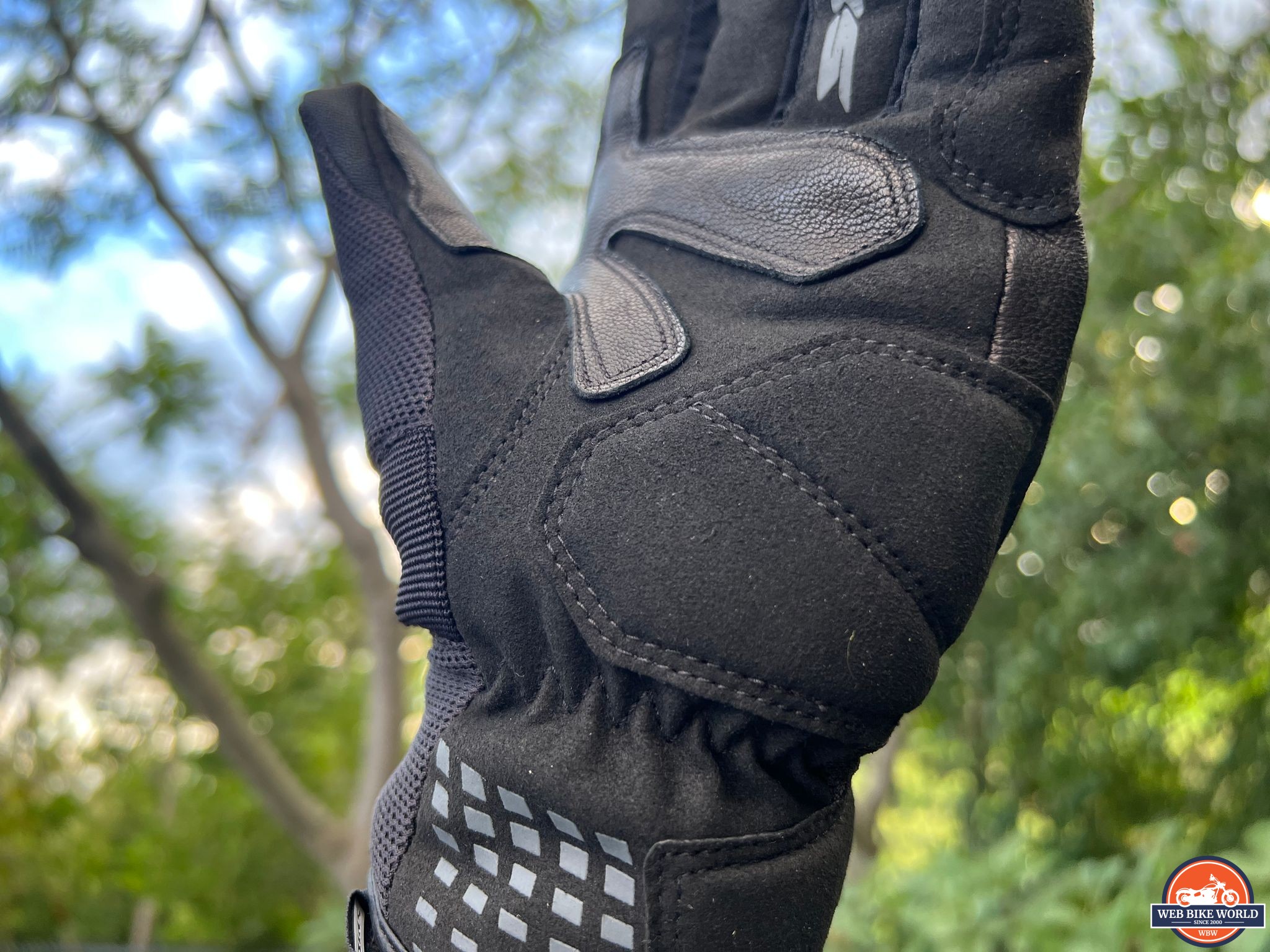 Palm protector of the Spidi Nkd H2Out Gloves